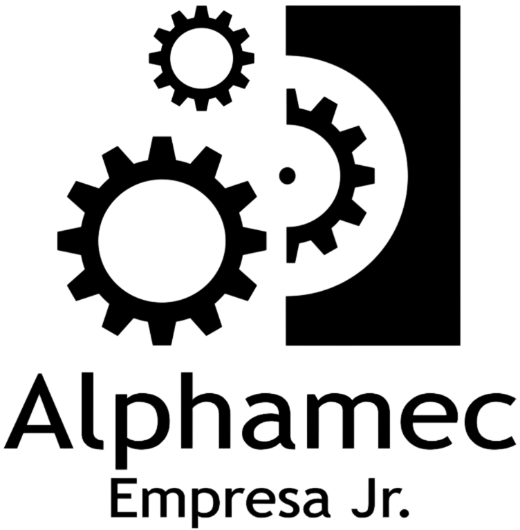 Logotipo Alphamec Jr - Desenvolvido pela Digital Pilot