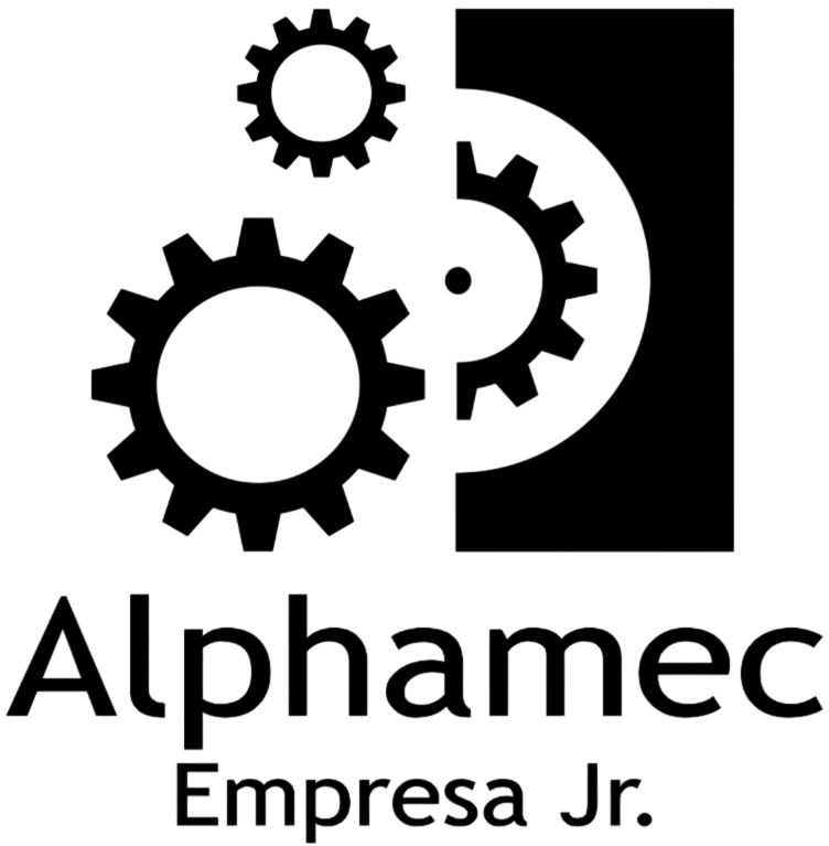 Logotipo Alphamec Jr - Desenvolvido pela Digital Pilot